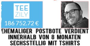 Teemoney TShirt Geld verdienen